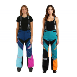 SCOTT Shell Pro Damen Moto-Cross Latz-Hose Ski-Hose Motorsport-Kleidung wasserdichte Softshell-Hose 245006 Blau/Orange oder Blau/Pink