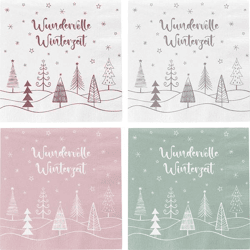 Servietten, Winterzeit, 4/s, 20er Pack