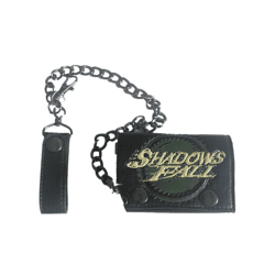 Shadows Fall Stilvolle Band-Brieftasche mit Logo-Schriftzug Portemonnaie LW105788SHF Schwarz/Grün