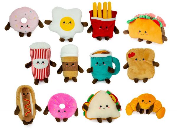 Snack Sammlung Pl&uuml;schfigur - 12-fach sortiert - 16-22 cm
