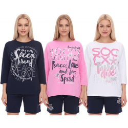 SOCCX by Carina Women's Oversized Sweatshirt with Round Neckline—Everyday Sweater in Blue, White, or Pink