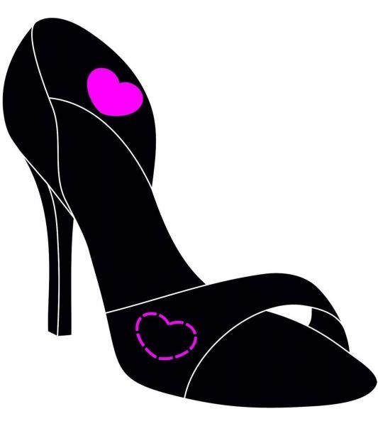 Sole Sister Cupids Sto&szlig;d&auml;mpfend und atmungsaktiv f&uuml;r High Heels Einlegesohle Schwarz/Grau