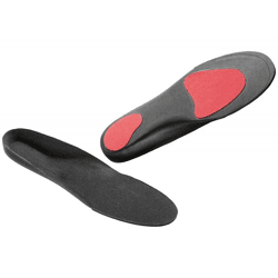 SoleFoot Einlegesohlen ideal für jeden Tag Einlagen Hi-Performance Schuheinlage Comfort Black Deluxe Edition Schwarz/Rot