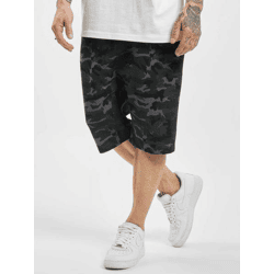 sommerliche DEF Herren Shorts Taschen Oversize 340 g/m² Camouflage