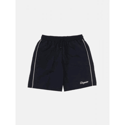 sommerliche Dropsize Herren Shorts Taschen mit Baumwolle Schwarz
