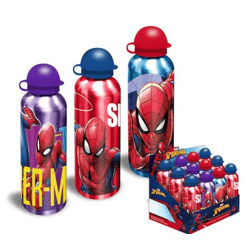 Spiderman - Aluminium Trinkflaschen Sortiment, 500ml