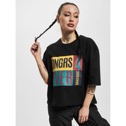 sportliches Dangerous DNGRS Damen T-Shirt mit Baumwolle Schwarz