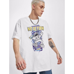 sportliches Dangerous DNGRS Herren T-Shirt mit Baumwolle Weiß