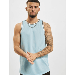 sportliches DEF Herren T-Shirt Mesh Hell-Blau