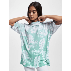 sportliches Just Rhyse Damen T-Shirt mit Baumwolle Grün
