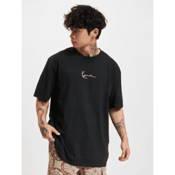 sportliches Karl Kani Herren T-Shirt 220 g/m² mit Baumwolle Schwarz