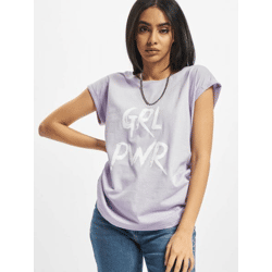 sportliches Mister Tee Damen T-Shirt 140 g/m² mit Baumwolle Violett
