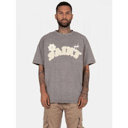 sportliches MJ Gonzales Herren T-Shirt Oversize 240 g/m² mit Baumwolle Grau