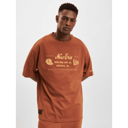 Sporty New Era Men's T-Shirt, Brown