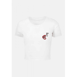sportliches POD Damen T-Shirt Stretch 180 g/m² mit Baumwolle Weiß