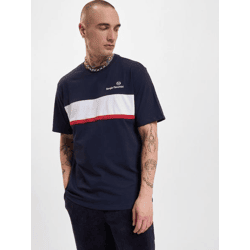 sportliches Sergio Tacchini Herren T-Shirt mit Baumwolle Navy