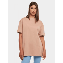sportliches Urban Classics Damen T-Shirt Oversize 220 g/m² mit Baumwolle Alt-Rosa