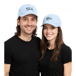 STAPLE Sage Herren Snapback-Cap mit Marken-Schriftzug auf der Front Baumwoll-Cap 2302AX7198 Hellblau