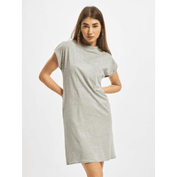 stilvolles Urban Classics Damen Kleid 140 g/m² mit Baumwolle Grau