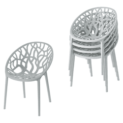 Forest chair, light gray, approx. 79cmH