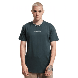 Stylewriting Logo T-Shirt Dunkelgrün/Aqua