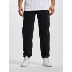 stylische DEF Herren Jeans Taschen Denim mit Baumwolle Schwarz