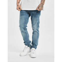 stylische Denim Project Herren Jeans Slim Fit Stretch mit Baumwolle Blau