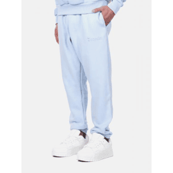 stylische Dropsize Herren Jeans Rippbündchen Oversize mit Baumwolle Hell-Blau