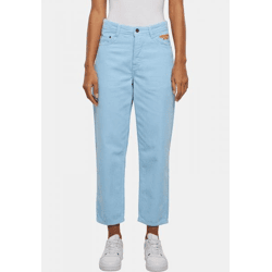 stylische Homeboy Damen Jeans 730 g/m² mit Baumwolle Blau