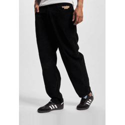 stylische Homeboy Herren Jeans Reißverschluss Taschen 730 g/m² mit Baumwolle Schwarz