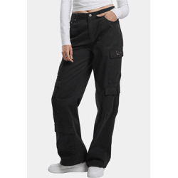 stylische Karl Kani Damen Jeans Stretch mit Baumwolle Schwarz