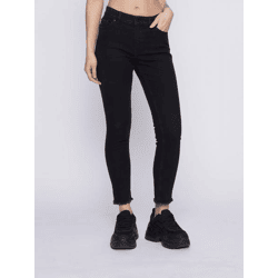 Stylish Only Women's Skinny-Fit Stretch Jeans with Cotton, Black