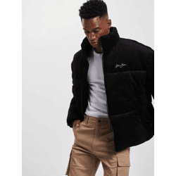 stylische Sean John Herren Jacke Reißverschluss Taschen Schwarz
