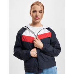 stylische Urban Classics Damen Jacke 78 g/m² Blau/Weiß/Rot