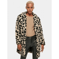 stylische Urban Classics Damen Jacke Taschen Oversize 300 g/m² Beige/Schwarz