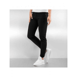 stylische Urban Classics Damen Jeans Skinny Fit Stretch Taschen mit Baumwolle Schwarz