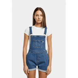 stylische Urban Classics Damen Jeans Stretch Taschen 410 g/m² Blau