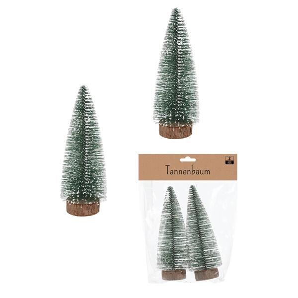 Tannenbaum, 2er Set, ca. 14cmH