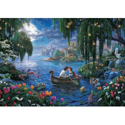 Thomas Kinkade - The little Mermaid and Prince Eric - Puzzle 1000 Teile