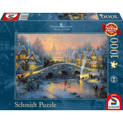 Thomas Kinkade - Winterliches Dorf - 1000 Teile Puzzle