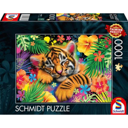 Tiger-Welpe - 1000 Teile Puzzle