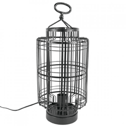 Tischleuchte Kyle EU-Stecker schwarz 48 cm