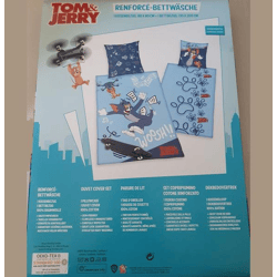 Tom & Jerry - Wendebettwäsche - 80 x 80 / 135 x 200 cm
