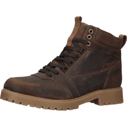 Trendy BULLBOXER Lace-Up Ankle Boots for Boys ALL527E6L COGNK Brown