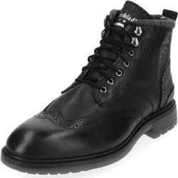 Trendige Pantofola d´Oro Stiefelette Schnürschuhe für Herren 10233052.11A Schwarz