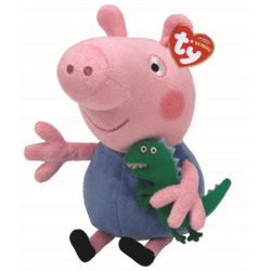 Ty 46130 - Peppa Pig George plush figure - 20 cm
