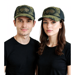 Underoath Unisex Metalcore-Band Trucker-Cap mit atmungsaktiven Mesh-Einsatz Baseball-Cap TC108718UND Braun/Schwarz
