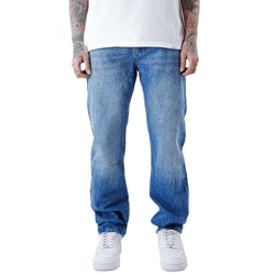UNEFFECTED Fade Wide Midnight Loose Fit Jeans blau