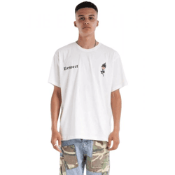 UNEFFECTED Herren Respect Heavy T-Shirts Baumwolle Weiß