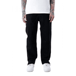 UNEFFECTED Weite, frei geschnittene Basic Loose Fit Jeans schwarz